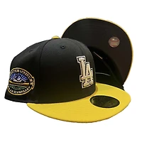 Los Angeles Dodgers Black Two Tone Transform Pack 50th Patch UV 59FIFTY Fitted Hat