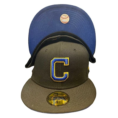 Cleveland Guardians Black 1981 ASG Patch Royal Blue UV New Era 59FIFTY Fitted Hat
