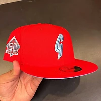 San Francisco Giants Red 60th Patch Icy UV New Era 59FIFTY Fitted Hat