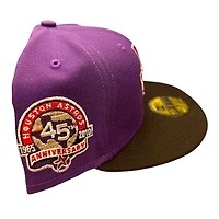 Houston Astros Purple Two Tone 45th Patch Red UV New Era 59FIFTY Fitted Hat