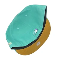 St. Louis Cardinals Easter Mint Green Busch Stadium Patch Peach UV New Era 59FIFTY Fitted Hat