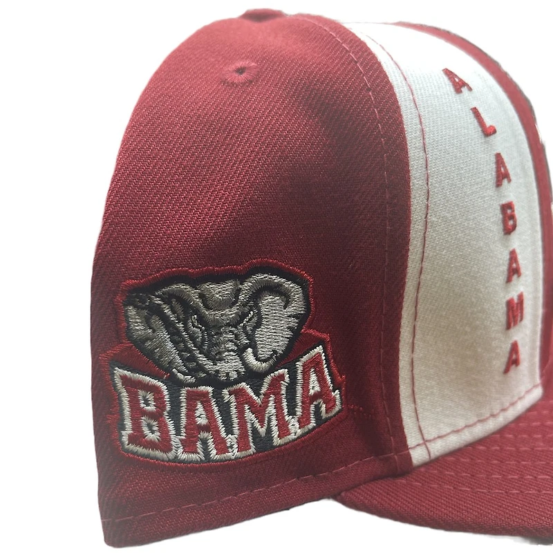 Alabama Crimson Tide Red Pinwheel Grey UV Annual Clearance 59FIFTY Fitted Hat