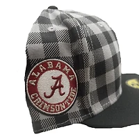 Alabama Crimson Tide Plaid Pro Image Sports Exclusive Annual Clearance Green UV 59FIFTY Fitted Hat