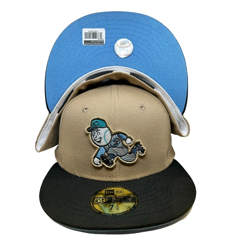 Cinncinnati Reds Tan Two Tone 1970 ASG Patch Light Blue UV New Era 59FIFTY Fitted Hat