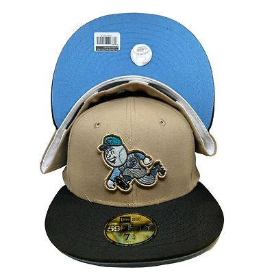 Cinncinnati Reds Tan Two Tone 1970 ASG Patch Light Blue UV New Era 59FIFTY Fitted Hat