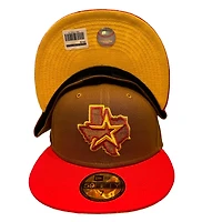 Houston Astros Toasted Peanut Two Tone 2004 ASG Patch Yellow UV New Era 59FIFTY Fitted Hat