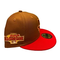 Houston Astros Toasted Peanut Two Tone 2004 ASG Patch Yellow UV New Era 59FIFTY Fitted Hat