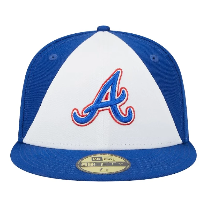 Atlanta Braves 2023 White Royal City Connect 59FIFTY Fitted Hat