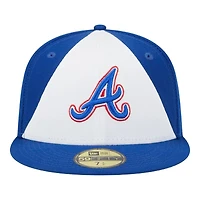 Atlanta Braves 2023 White Royal City Connect 59FIFTY Fitted Hat
