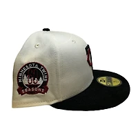 Minnestoa Twins Chrome Two Tone Corduroy Bill 60th Season Patch Green UV New Era 59FIFTY Fitted Hat