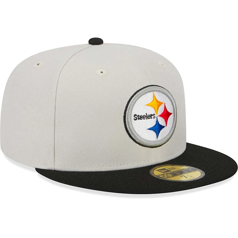 Pittsburgh Steelers Stone Gray World Class Collection NFL 59FIFTY Fitted Hat