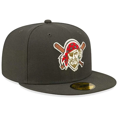 Pittsburgh Pirates Charcoal Multi Color Pack New Era 59FIFTY Fitted Hat