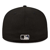 St. Louis Cardinals Black Metallic Logo 125th Patch Green UV 59FIFTY Fitted Hat