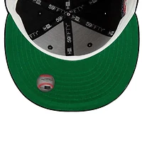 St. Louis Cardinals Black Metallic Logo 125th Patch Green UV 59FIFTY Fitted Hat