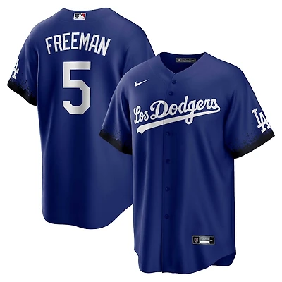 Los Angeles Dodgers Freddie Freeman Nike Royal City Connect Player Jersey