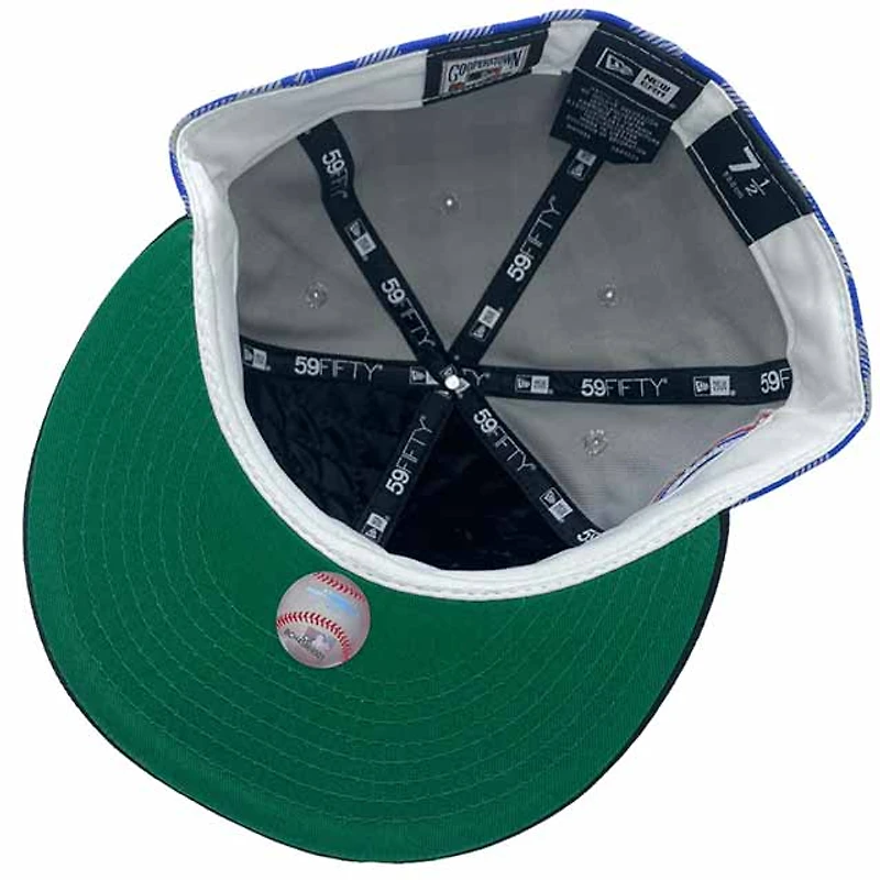 Montreal Expos Plaid Pro Image Sports Exclusive Patch Green UV 59FIFTY Fitted Hat