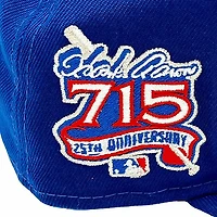 Atlanta Braves Pro Image Exclusive Blue Pinwheel Collection 25th Anniversary Patch Gray UV 59FIFTY Fitted Hat