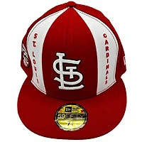 St. Louis Cardinals Pro Image Exclusive Red Pinwheel Collection 125th Anniversary Patch Gray UV 59FIFTY Fitted Hat