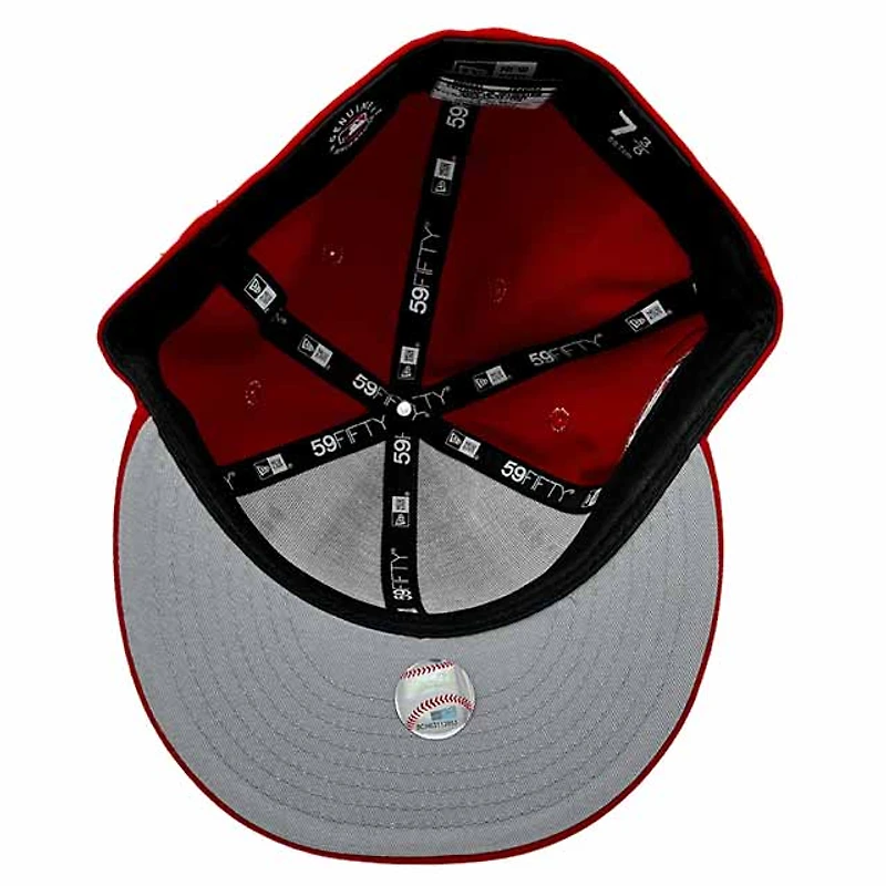 St. Louis Cardinals Pro Image Exclusive Red Pinwheel Collection 125th Anniversary Patch Gray UV 59FIFTY Fitted Hat