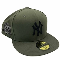 New York Yankees CamoGreen 27 World Championships Patch Camo Pattern UV 59FIFTY Fitted Hat