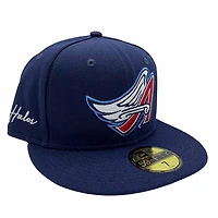 Los Angeles Angels Pro Image Exclusive Logo Sweatband Collection Halos Patch Gray UV 59FIFTY Fitted Hat
