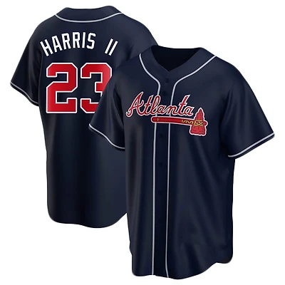 Atlanta Braves Michael Harris Nike Navy Alternate Replica Jersey