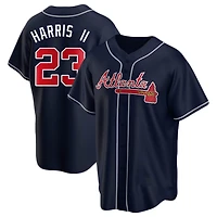 Atlanta Braves Michael Harris Nike Navy Alternate Replica Jersey