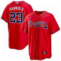 Atlanta Braves Michael Harris Nike Red Alternate Jersey