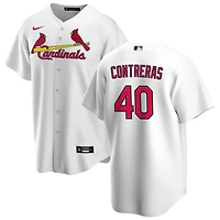 St. Louis Cardinals Willson Contreras Nike White Home Replica Jersey