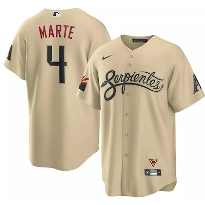 Arizona Diamondbacks Ketel Marte Nike Gold City Connect Player Jersey