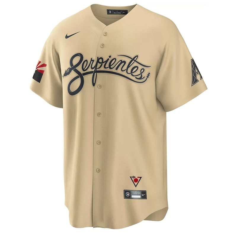 Arizona Diamondbacks Ketel Marte Nike Gold City Connect Player Jersey