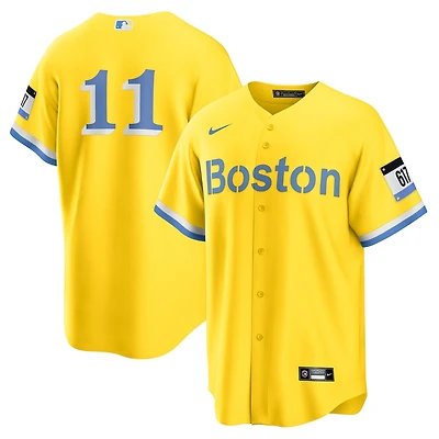 Boston Red Sox Rafael Devers Nike Yellow City Connect Player Jersey