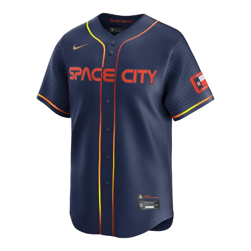 Houston Astros Yordan Alvarez Nike Navy City Connect Player Jersey