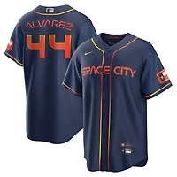 Houston Astros Yordan Alvarez Nike Navy City Connect Player Jersey