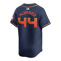 Houston Astros Yordan Alvarez Nike Navy City Connect Player Jersey