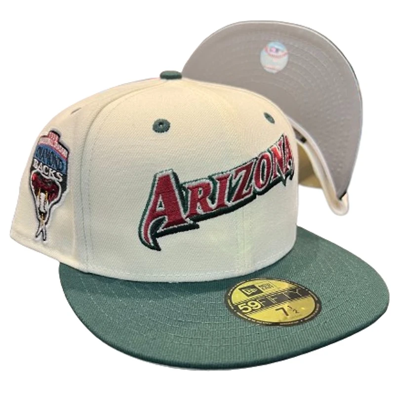 Arizona Diamondbacks Chrome Raza Pack 1998 Inaugural Season Patch Gray UV 59FIFTY Fitted Hat