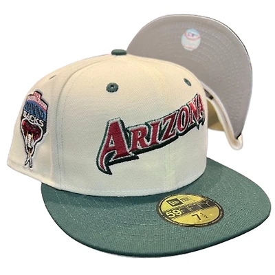 Arizona Diamondbacks Chrome Raza Pack 1998 Inaugural Season Patch Gray UV 59FIFTY Fitted Hat