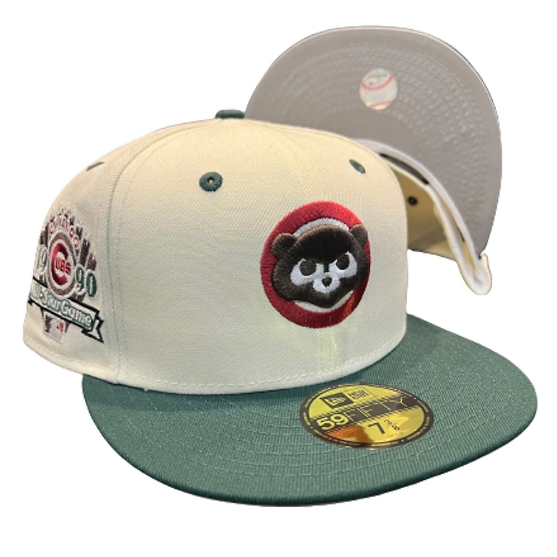 Chicago Cubs Chrome Raza Pack 1990 ASG Patch Gray UV 59FIFTY Fitted Hat