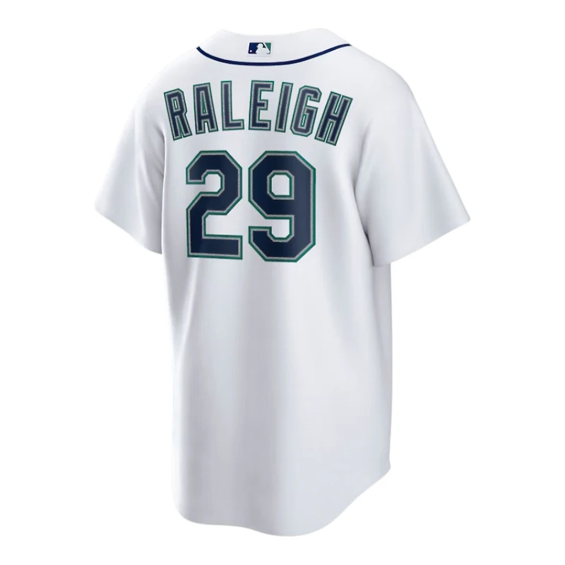 Seattle Mariners Cal Raleigh White Home Replica Nike Player Jersey