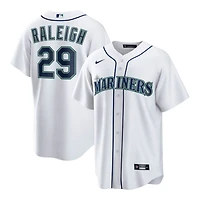 Seattle Mariners Cal Raleigh White Home Replica Nike Player Jersey
