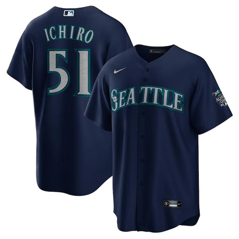 Seattle Mariners Ichiro Suzuki Navy 2023 All Star Game Patch Nike Player Jersey