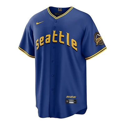 Seattle Mariners Ken Griffey Jr. Nike Royal Blue City Connect Player Jersey