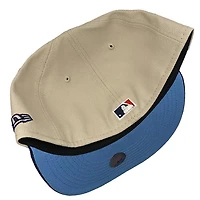 St. Louis Cardinals Cream Navy Two Tone 2006 World Series Patch Icy Blue UV New Era 59FIFTY Fitted Hat