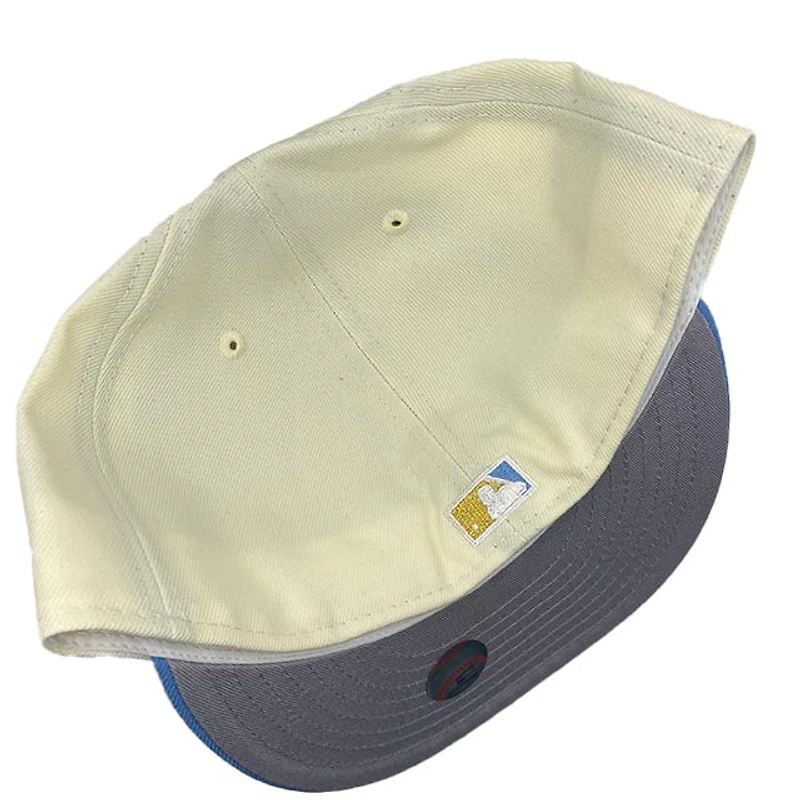 St. Louis Cardinals Cream Icy Blue Two Tone 1964 World Series Patch Gray UV New Era 59FIFTY Fitted Hat