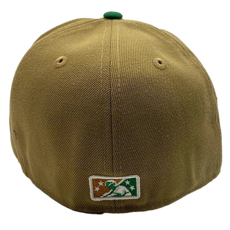 Cape Fear Crocs Khaki Green 2 Hometown Collection Side Patch New Era 59Fifty Fitted Hat