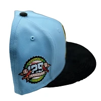 St. Louis Cardinals Powder Blue Corduroy Bill 125th Patch UV New Era 59FIFTY Fitted Hat