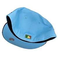 St. Louis Cardinals Powder Blue Corduroy Bill 125th Patch UV New Era 59FIFTY Fitted Hat
