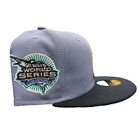 Florida Marlins Lavender Two Tone 2003 World Series Champions Patch Pink UV New Era 59FIFTY Fitted Hat