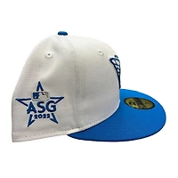 Cleveland Guardians White Two Tone 2022 All Star Game Patch Gray UV New Era 59FIFTY Fitted Hat