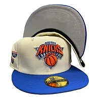 New York Knicks Chrome Interstate Side Patches Gray UV Era 59FIFTY Fitted Hat